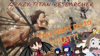 Chris the Hunter in AOT 2 part 6 Crazy Titan Researcher [upl. by Adiaroz]