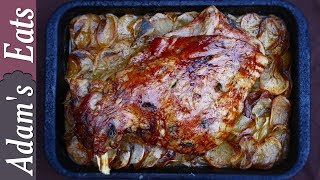 Roast shoulder of lamb with boulangere potatoes [upl. by Herbst]