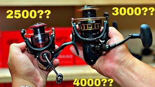 The Truth About Spinning Reel Sizes 2500 vs 3000 vs 4000 [upl. by Rossie]