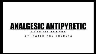 Analgesic antipyretic  Arabic [upl. by Rosecan229]