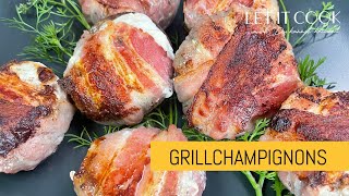 Grillchampignons mit Speck ein BBQ Traum [upl. by Ahto379]