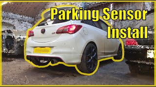 Modifying a VauxhallOpel Corsa E VXR 4  Aftermarket Parking Sensors [upl. by Griffin]