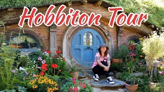 Lord of the Rings LOTR Hobbiton Movie Set Tour in New Zealand [upl. by Alilahk]