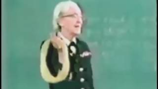 Grace Hopper demonstrates the length of a nanosecond [upl. by Cornia]