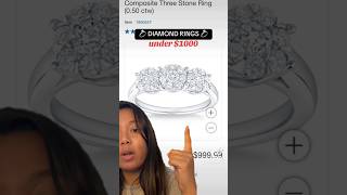 ‼️ Diamond Engagement Rings for under 1000 💍💎 deal costco ring wedding bride engagement [upl. by Korwun99]