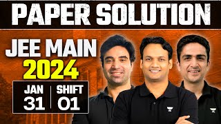 JEE Main 2024 Paper Solution  31st Jan  Shift 1 [upl. by Noet888]