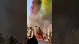 Vibrant Colors and Love A Magical Jaimala Ceremony Under the Open Sky [upl. by Quintin]