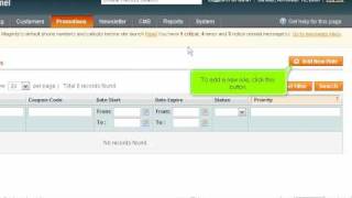 How to add and manage promotions in Magento  Tutorial [upl. by Sheply]