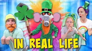 Roblox PIGGY In Real Life  Attacked by a Leprechaun amp New PIGGY Traps [upl. by Eves254]