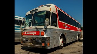 Ex Trailways 1984 Eagle AE10 48110 On Display  The 2024 FNJTHC Bus Fest • 09142024 [upl. by Eirotal874]