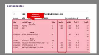 Analisis de precios unitarios Parte 1 [upl. by Engenia]