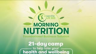 MORNING NUTRITIONDAY 11HINDI nutrilite nutriliteliv360 [upl. by Losiram]