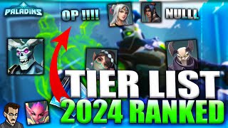 QUEL CHAMPION JOUER POUR GAGNER EN RANKED EN 2024 ► TIER LIST RANKED  PALADINS FR [upl. by Anitsirc]