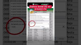 ✅ Filtra y colorea datos en Excel exceltips tutorial trucos excel exceltutorial tips consejos [upl. by Leis]