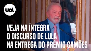 Lula diz que a democracia venceu ao entregar prêmio a Chico Buarque veja discurso na íntegra [upl. by Nnayram]