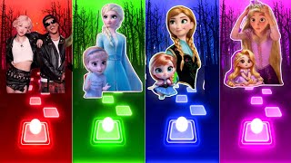 Disney Princess Songs VS Frozen Anna amp Baby Anna on YouTube Frozen Frozen Elsa amp Baby Elsa [upl. by Strait]