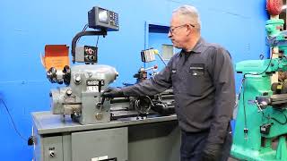 HARDINGE PRECISION TOOLROOM LATHE [upl. by Jo-Ann]