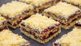 Невероятная ВКУСНЯТИНА К ЧАЮ Нежнейшее ПЕСОЧНОЕ ПИРОЖНОЕ из ДЕТСТВА  SHORTBREAD WITH JAM [upl. by Haiel]