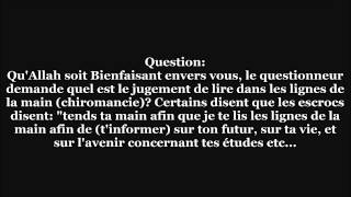 le jugement de lire dans les lignes de la main chiromancie Cheikh Al Fawzan [upl. by Asile569]