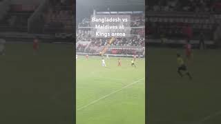 Bangladesh vs Maldives Friendly match at Bashundhara kings Arena [upl. by Yaeger]