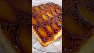 Gâteau renversé aux nectarines  كيكة مقلوبة بالنكتارين shortsvideo fyp foodie [upl. by Rianna684]