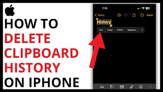 How to Delete Clipboard History on iPhone QUICK GUIDE [upl. by Benildis]