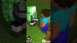 MINECRAFT STEVE vs ALEX minecraft shorts [upl. by Wiggins156]