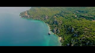 Trpejca plaza Ohrid vo 4k  TRPEJCA BEACH OHRID IN 4K [upl. by Lipcombe613]