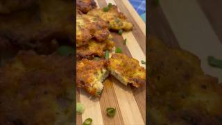 Cheesy Chicken Fritters The Crunchiest Cheesiest Chicken Recipe [upl. by Naval879]