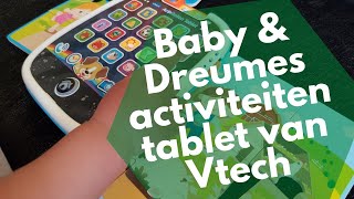 Baby en Dreumes activiteiten tablet van Vtech [upl. by Lavona]