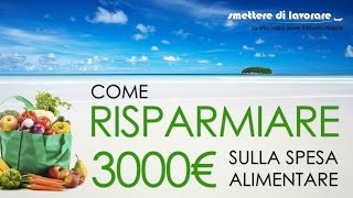 Risparmiare 3000€ Sulla Spesa Alimentare [upl. by Cohlier]