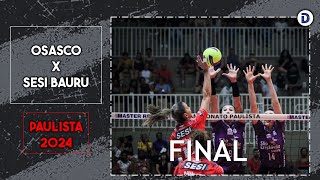 Osasco x SESI Bauru  FINAL Jogo 1  Melhores Momentos  Paulista de Vôlei Feminino 2024 [upl. by Yahiya]