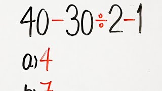 Tricky Math Test 😱 Many wont get it Right Simplification Test [upl. by Roswell]