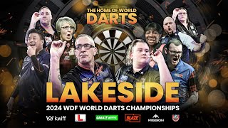 🎯 LIVE 2024 WDF Lakeside World Darts Championship • Day 5 Evening Session [upl. by Naras]