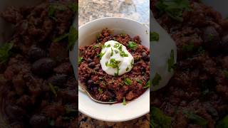 Healthy High Protein Chili 🌶️ cooking [upl. by Nirmak]