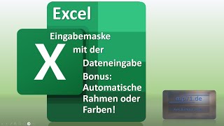 Excel Eingabemaske amp automatische Linien [upl. by Cath]