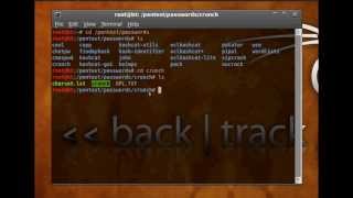 كيفية صنع Wordlist بأداة Crunch على الباك تراك [upl. by Birdt]
