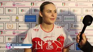 Intervista post Partita Handball Leno  Mezzocorona  Rachel Kellner [upl. by Novat]