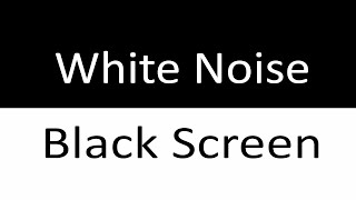 No Ads White Noise  Black Screen  12 Hours for Deep Sleep and StressFree Relaxation [upl. by Hareenum]