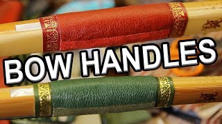 How to make an English Longbow series applying a handle to your bow [upl. by Iglesias]