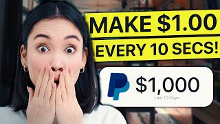 EARN 1 EVERY 10 SECONDS FOR FREE PAYPAL MONEY Make Money Online 2024 [upl. by Aeli]