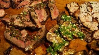 Corazón al Chimichurri  Achura deliciosa  Locos X el Asado [upl. by Ennaesor]