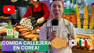 Probamos COMIDA CALLEJERA en COREA DEL SUR [upl. by Harriman]