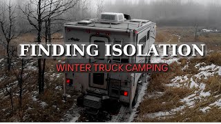 This is Why I Enjoy Winter Camping in a Truck Camper [upl. by Rutherfurd]