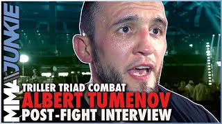 Best boxer in MMA Albert Tumenov pleads Dana White for UFC return after Triller Triad Combat [upl. by Rhoda]