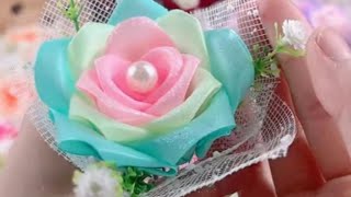 Discover the Hidden Secrets of SATIN RIBBON Flower Making [upl. by Sairacaz]