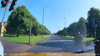 PE23GLJ Buckshaw Village Another biker who thinks its ok to break speed limit to pass [upl. by Anhpad]