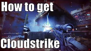 How to get the Cloudstrike Exotic Sniper Rifle  Elected Empire Hunt Farming  Beyond Light [upl. by Sayres]