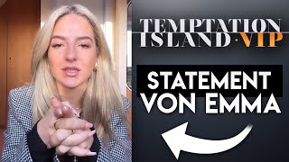 Temptation Island VIP SKANDAL Statement von Emma zum Lagerfeuer amp FAKE VORWURF [upl. by Efioa643]