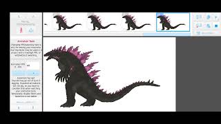 making Godzilla Evolved with pivot animator [upl. by Wiatt284]